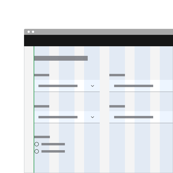 Do align fixed input dropdowns to the grid so the input label aligns with other type on the page.